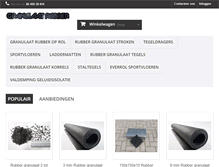 Tablet Screenshot of granulaatrubber.nl